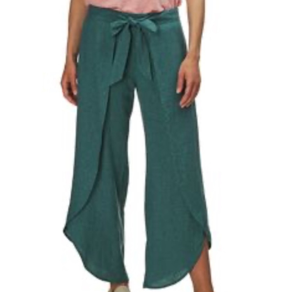 Patagonia women’s garden island Teal Wide-Leg Pants